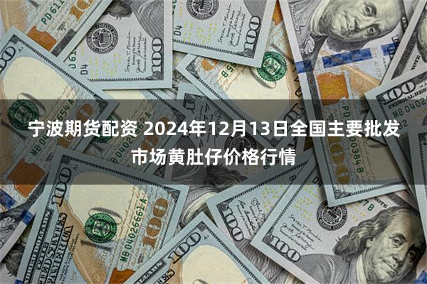 宁波期货配资 2024年12月13日全国主要批发市场黄肚仔价格行情