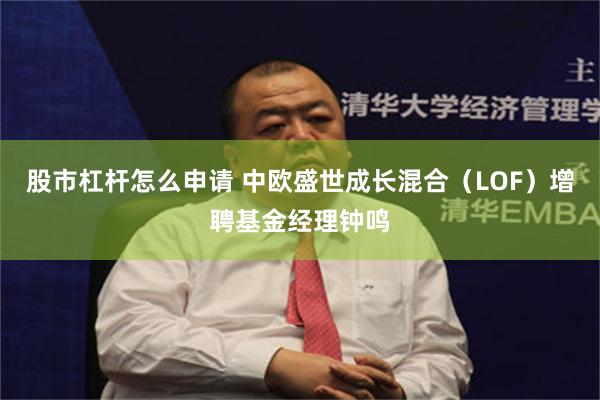 股市杠杆怎么申请 中欧盛世成长混合（LOF）增聘基金经理钟鸣